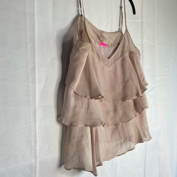 Ruffled Spaghetti Strap Blouse - Picture 6 of 14